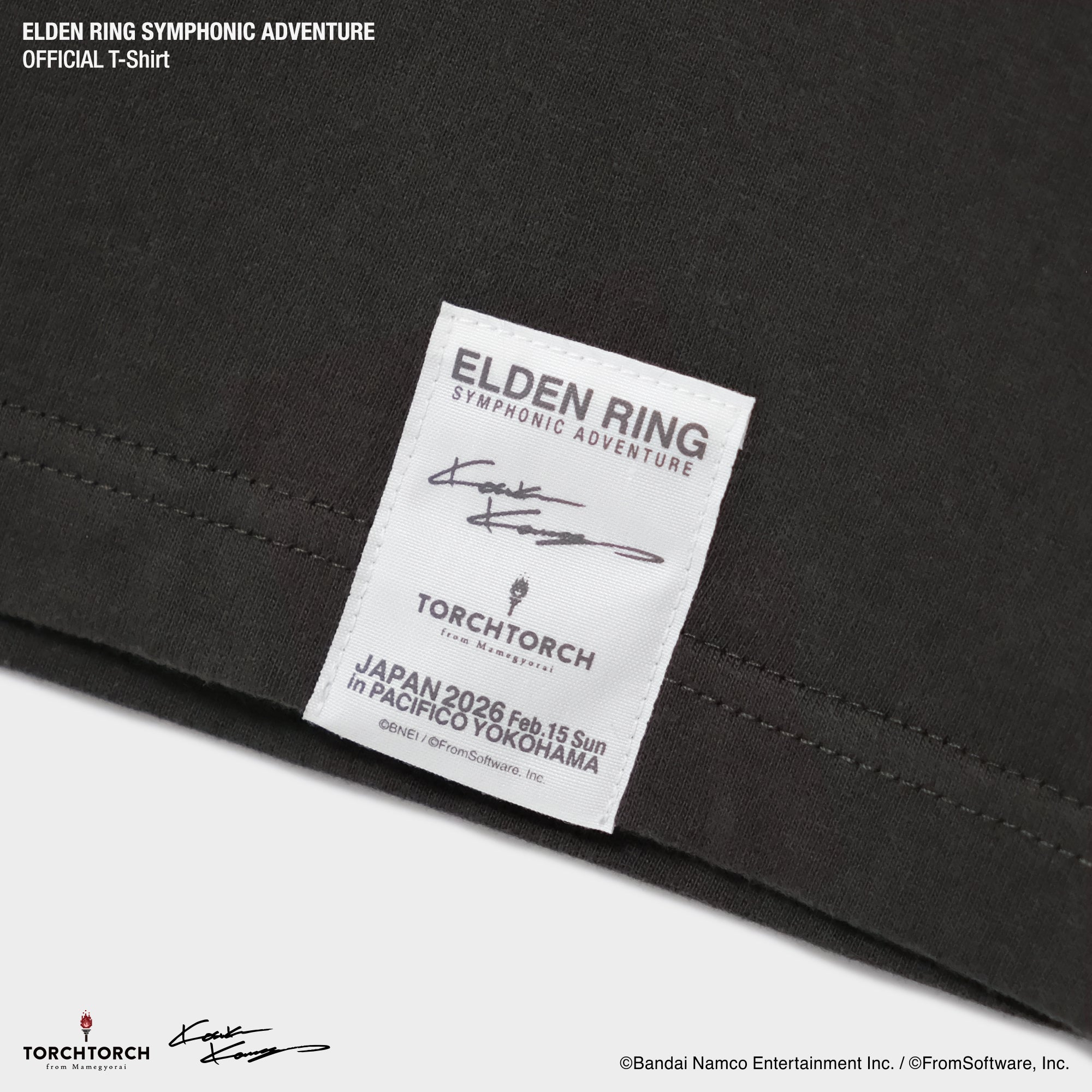 KOSUKE KAWAMURA × TORCH TORCH/ ELDEN RING SYMPHONIC ADVENTURE OFFICIAL T-Shirt
