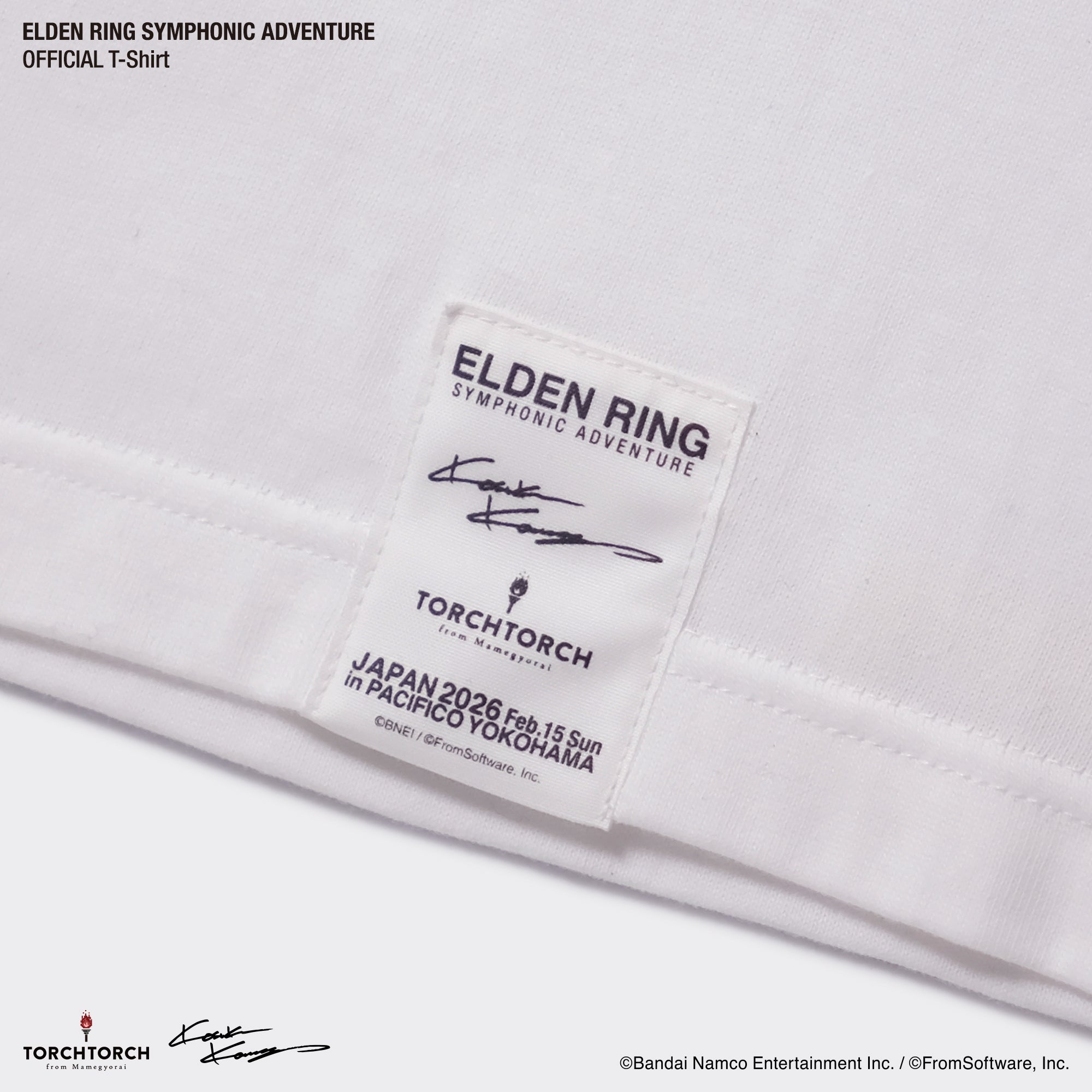 KOSUKE KAWAMURA × TORCH TORCH/ ELDEN RING SYMPHONIC ADVENTURE OFFICIAL T-Shirt