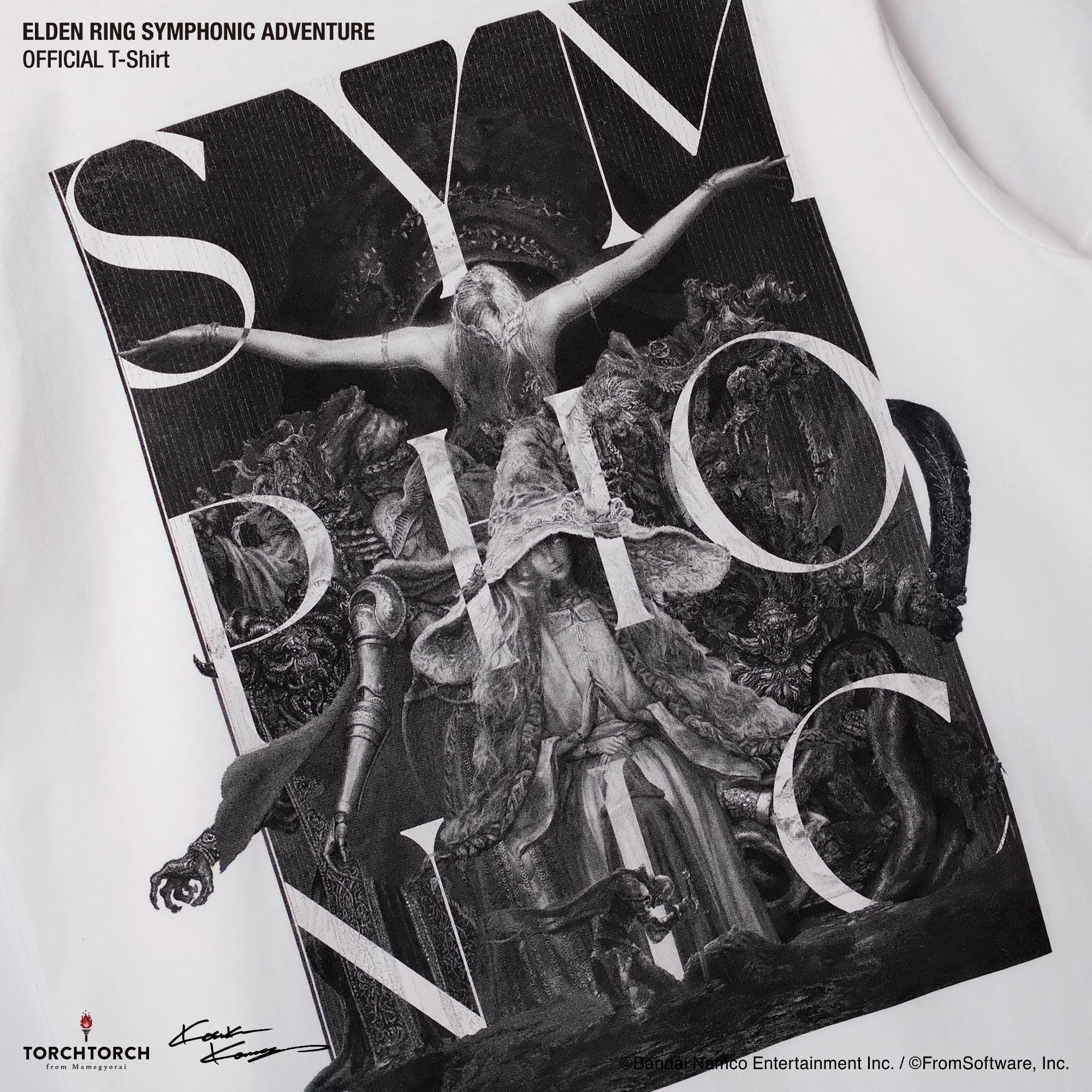 KOSUKE KAWAMURA × TORCH TORCH/ ELDEN RING SYMPHONIC ADVENTURE OFFICIAL T-Shirt