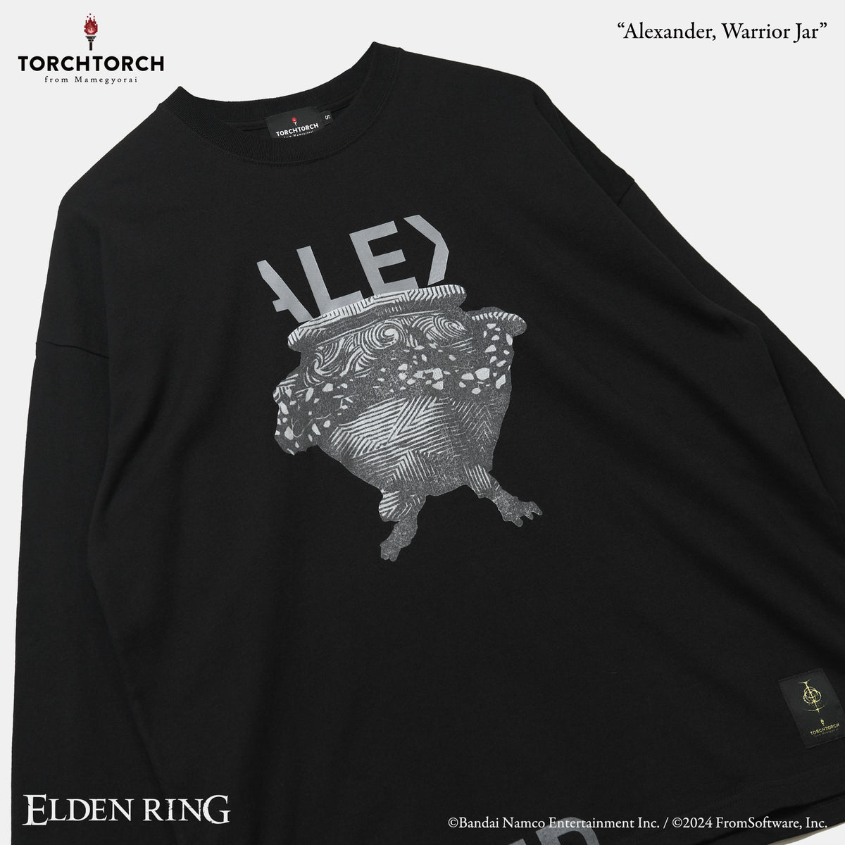 Alexander, Warrior Jar Big Silhouette Long Sleeve T-Shirt