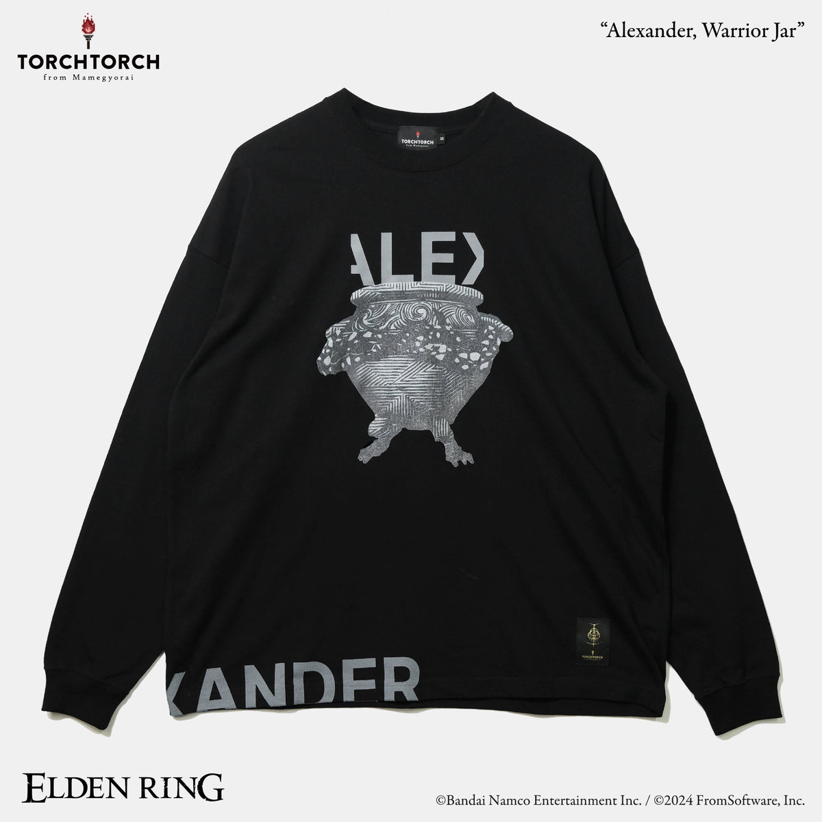 Alexander, Warrior Jar Big Silhouette Long Sleeve T-Shirt
