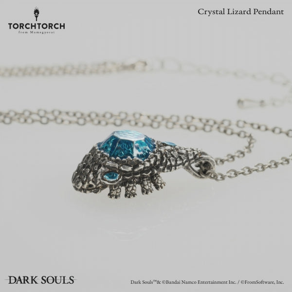 Crystal Lizard Pendant