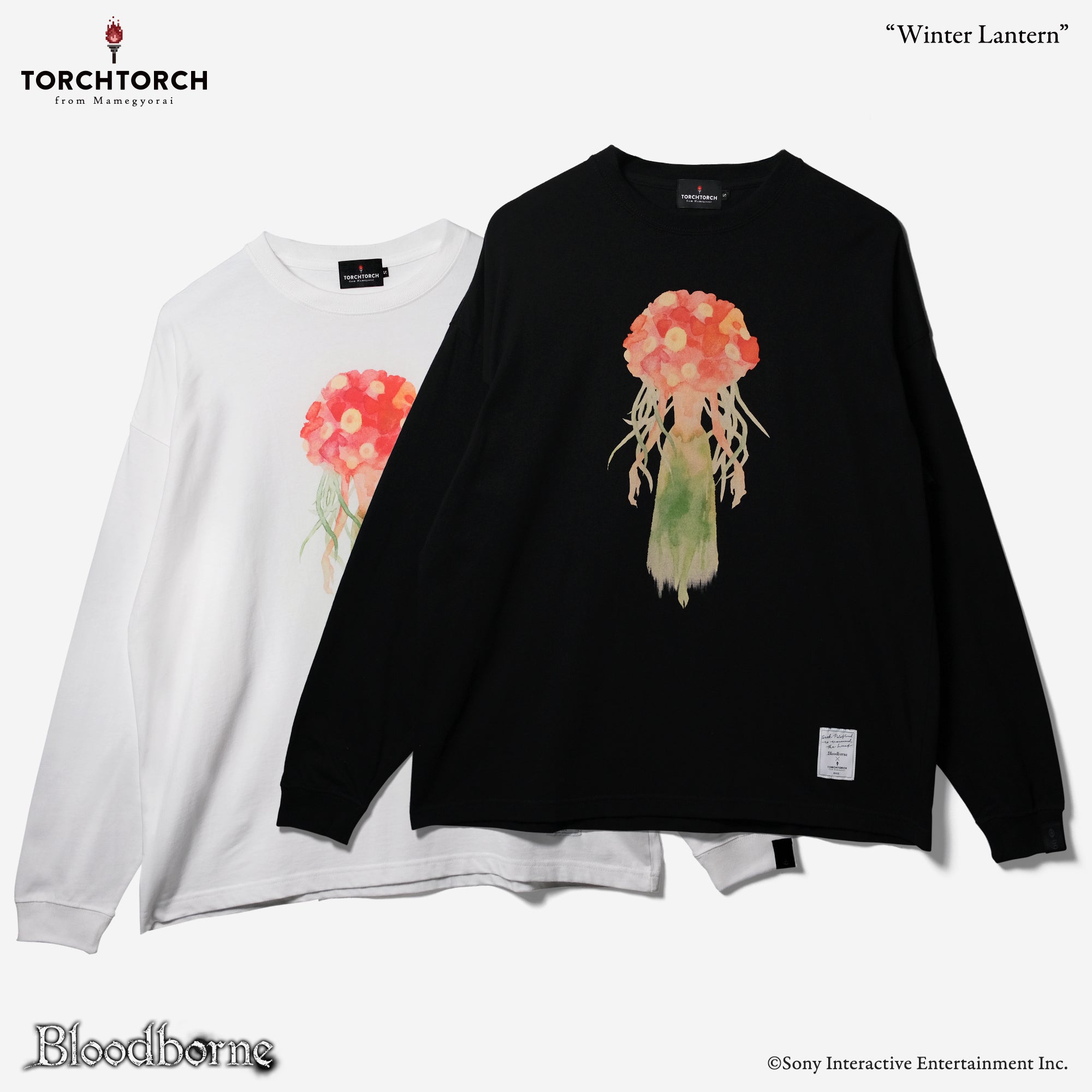 Winter Lantern Big Silhouette Long Sleeve T-Shirt